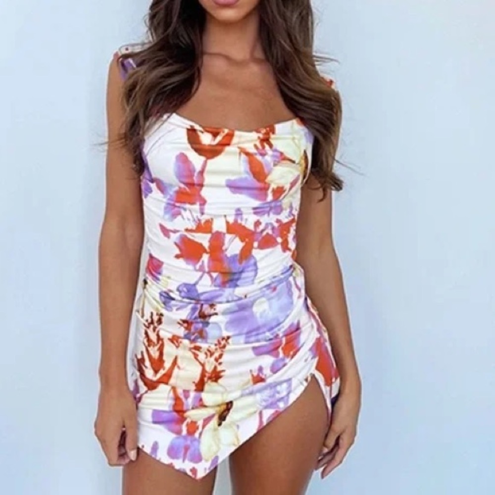Tiger Mist Joslin Mini Floral Dress | M
